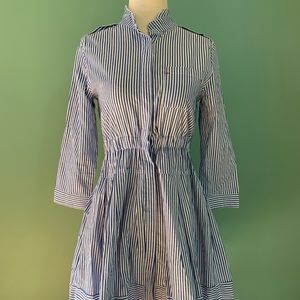 Blue and white striped Zaful dress. NWOT